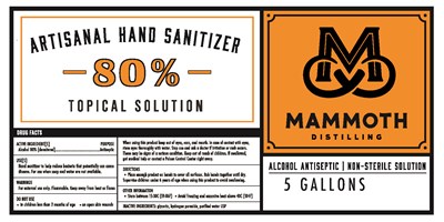 5 Gallon Sanitizer - Mammoth sanitizer 5Gal small